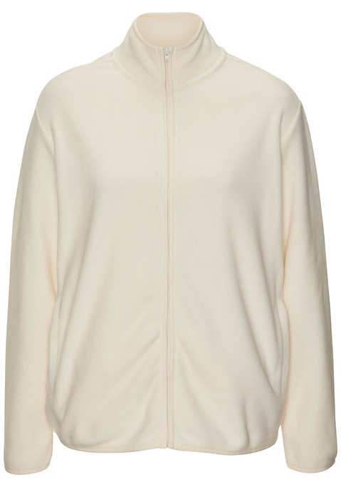 Bild: Sweatjacke von Vivance: Unifarbene Fleece-Jacke von Vivance mit Stehkragen. Durchgehender Reißverschluss vorn. Gut zu vielen Freizeit- und Sportoutfits kombinierbar. Weiche, wärmende Qualität.