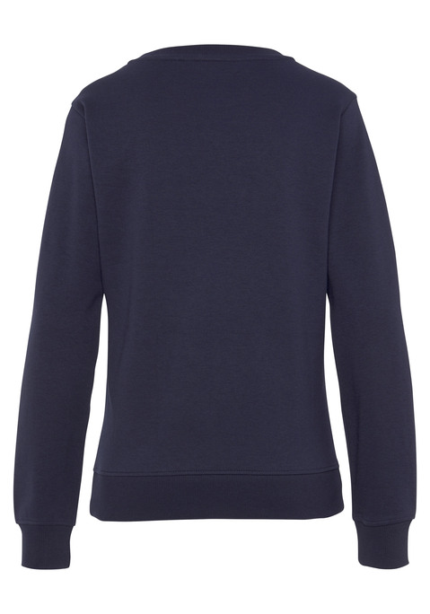 Bild: Sweatshirt von Vivance: Sweatshirt von Vivance für Damen. Mit großem Stitching vorn. Gerippte Bündchen. Leicht überschnittene Schultern. Trageangenehme und softe Sweatqualität.