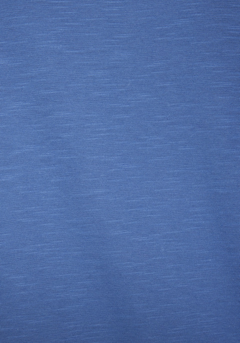 Bild: T-Shirt von Vivance: T-Shirt von Vivance mit modischem Frontprint. Rundhalsausschnitt mit schmalem Bündchen. Figurumspielende Passform. Flammgarnjersey aus Baumwolle.
