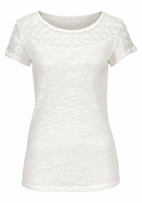 VIVANCE T-Shirt Damen creme Gr.44/46