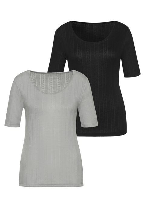 T-Shirt von VIVANCE in grau