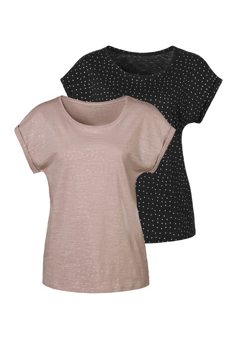 T-Shirt von VIVANCE in rose