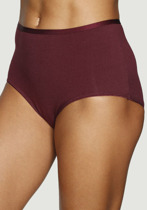 Bild: Taillenslip von Vivance: Komfortabler Taillenslip von Vivance im 5er-Pack. Modisches Glanzbündchen. Flacher Beinausschnitt. Einsatz von Baumwolle, die die Initiative Cotton made in Africa unterstützt.