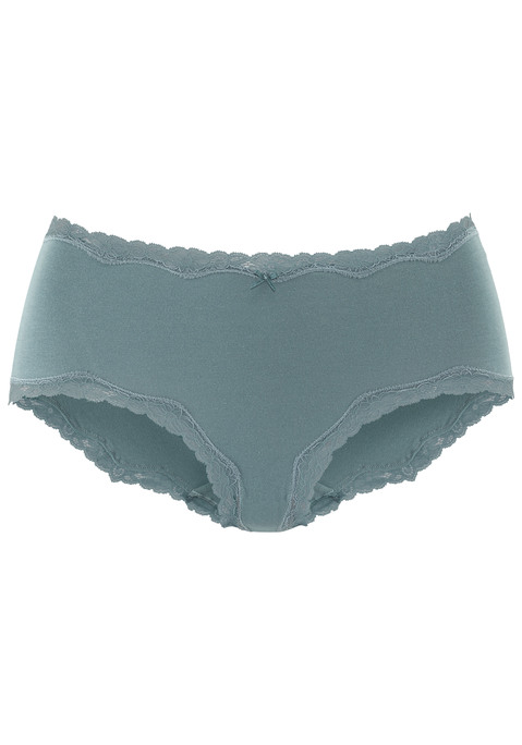Bild: Taillenslip von Vivance: Taillenslip von Vivance im praktischen 5er-Pack. Zarte Spitze schmückt die Saumkanten. Klassische Passform. Elastische Baumwollqualität mit weichem Griff.