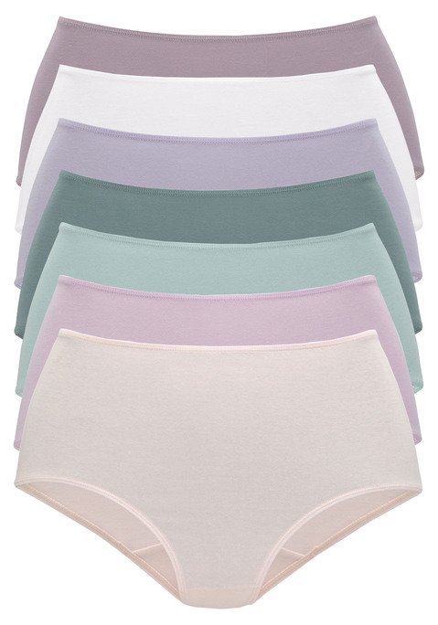 Bild: Taillenslip von Vivance: Taillenslip von Vivance im 7er-Pack. Hoher Sitz und bequeme Passform. Trageangenehme, weiche und elastische Qualität.