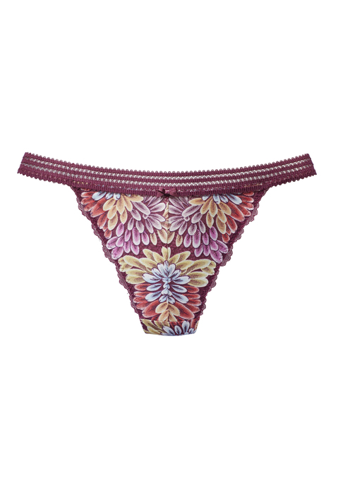 VIVANCE Tanga Damen beere bunt Gr.32/34