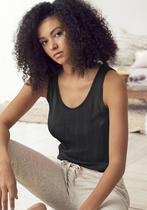 Tanktop von VIVANCE in schwarz