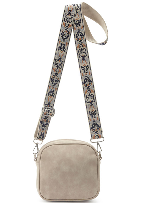 Bild: Umhängetasche von Vivance: Umhängetasche VEGAN von VIVANCE. Aus Lederimitat. Maße (H/B/T) = 18/17/7cm.