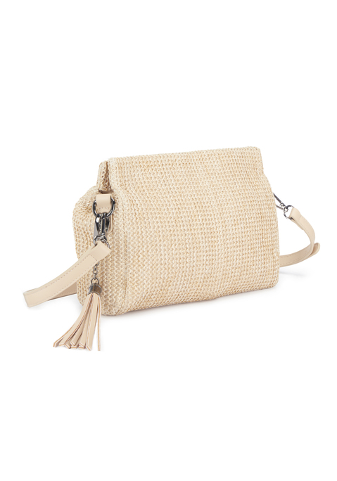 Bild: Umhängetasche von Vivance: Handtasche VEGAN von VIVANCE. Aus Bastimitat. Maße (H/B/T): 17/25/6cm.