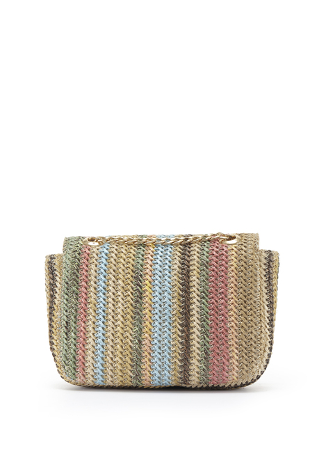 Bild: Umhängetasche von Vivance: Umhängetasche VEGAN von VIVANCE. Aus Bastimitat. Maße H/B/T = 13/19/6cm.