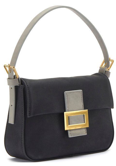 Bild: Umhängetasche von Vivance: Tasche mit Henkel von VIVANCE. Aus Lederimitat. Maße: H/B/T = 13/19/5cm. Der Artikel ist vegan.