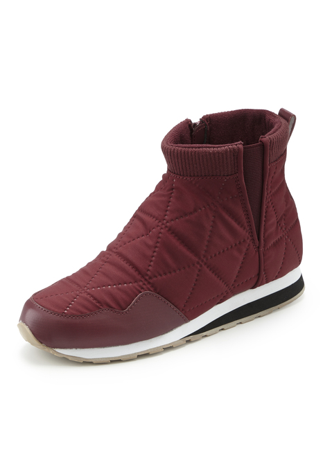 Bild: Winterstiefelette von Vivance: Besonders leichte Boots VEGAN von Lascana in modischer Stepp-Optik. Sehr komfortabel und bequem. Obermaterial aus Nylon und Lederimitat. Futter und Decksohle aus Textil. Laufsohle aus Synthetik.