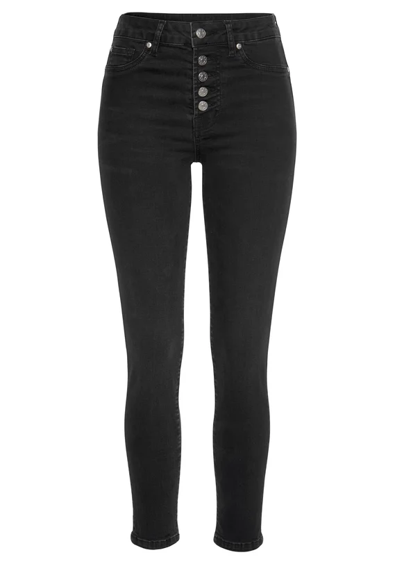 High-waist-Jeans von LASCANA