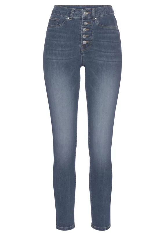 High-Waist-Jeans von LASCANA