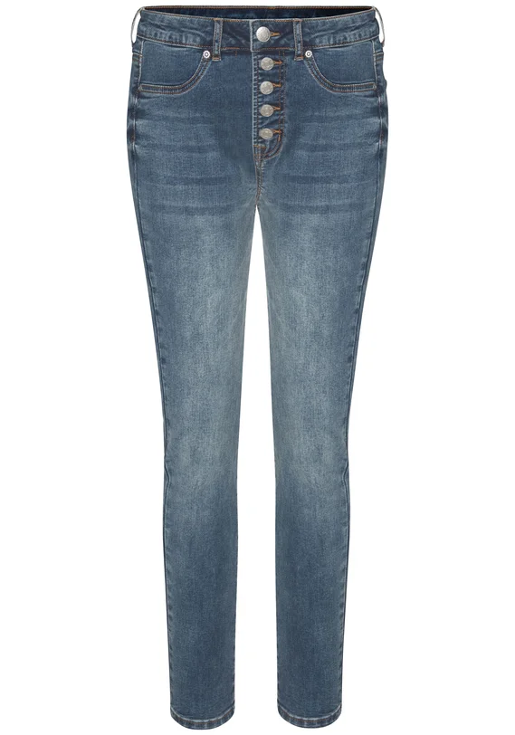 High-waist-Jeans von LASCANA