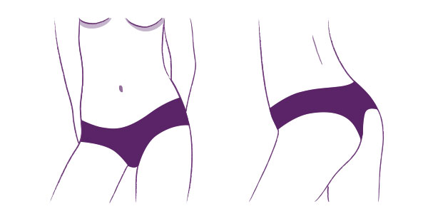 Arten Von Damenhöschen. Ansicht Von Vorne Und Hinten. Unterwäsche-Set -  Slip, Hohe Taille, String, Tanga, Tanga, Bikini, Frech, Hipster, Boyshorts.  Vektor-Illustration Lizenzfrei nutzbare SVG, Vektorgrafiken, Clip Arts,  Illustrationen. Image 169305251.